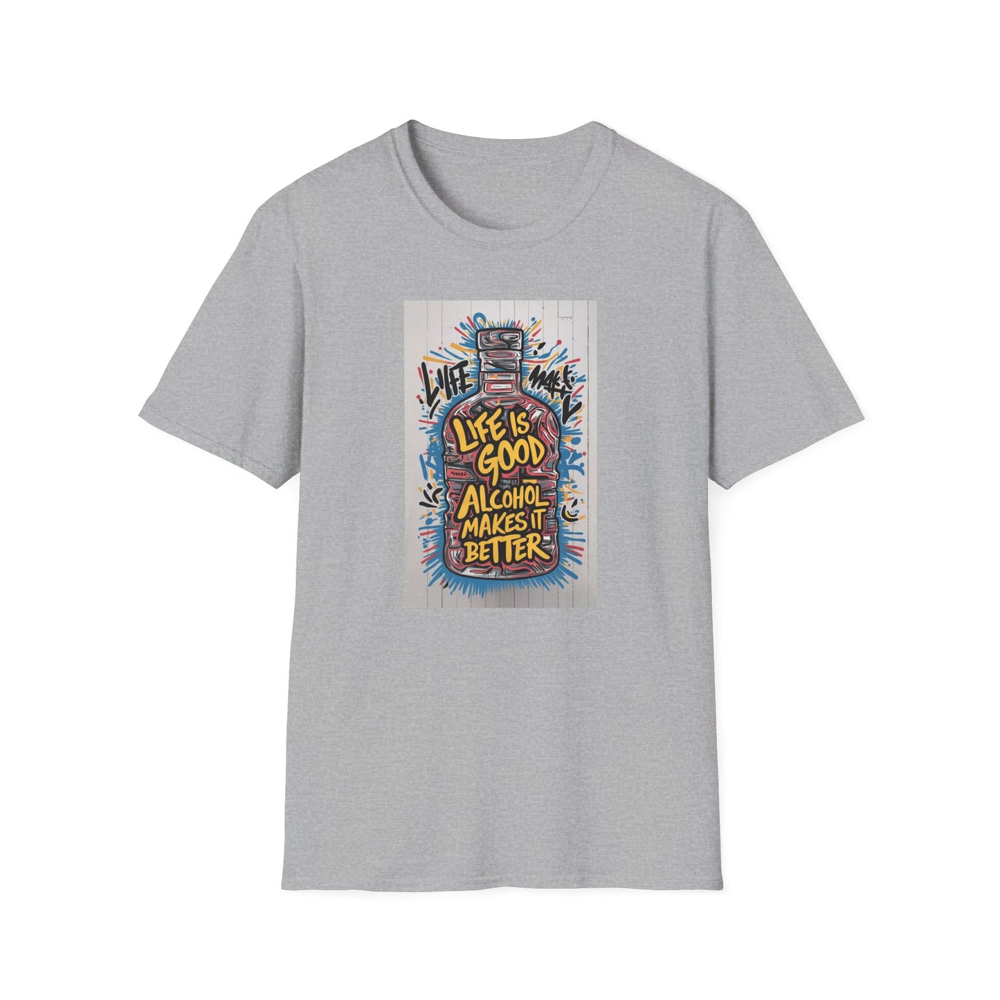 Unisex Softstyle LIFE IS GOOD T-Shirt