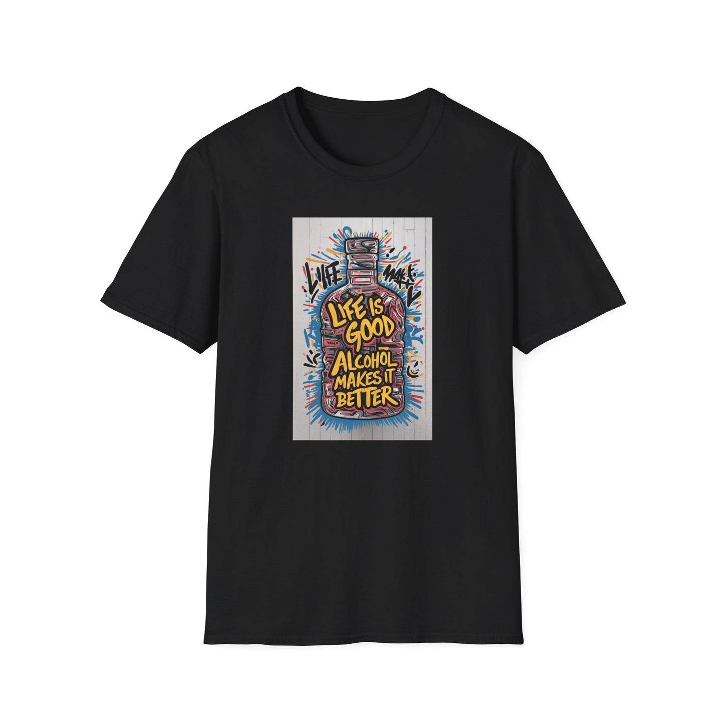 Unisex Softstyle LIFE IS GOOD T-Shirt