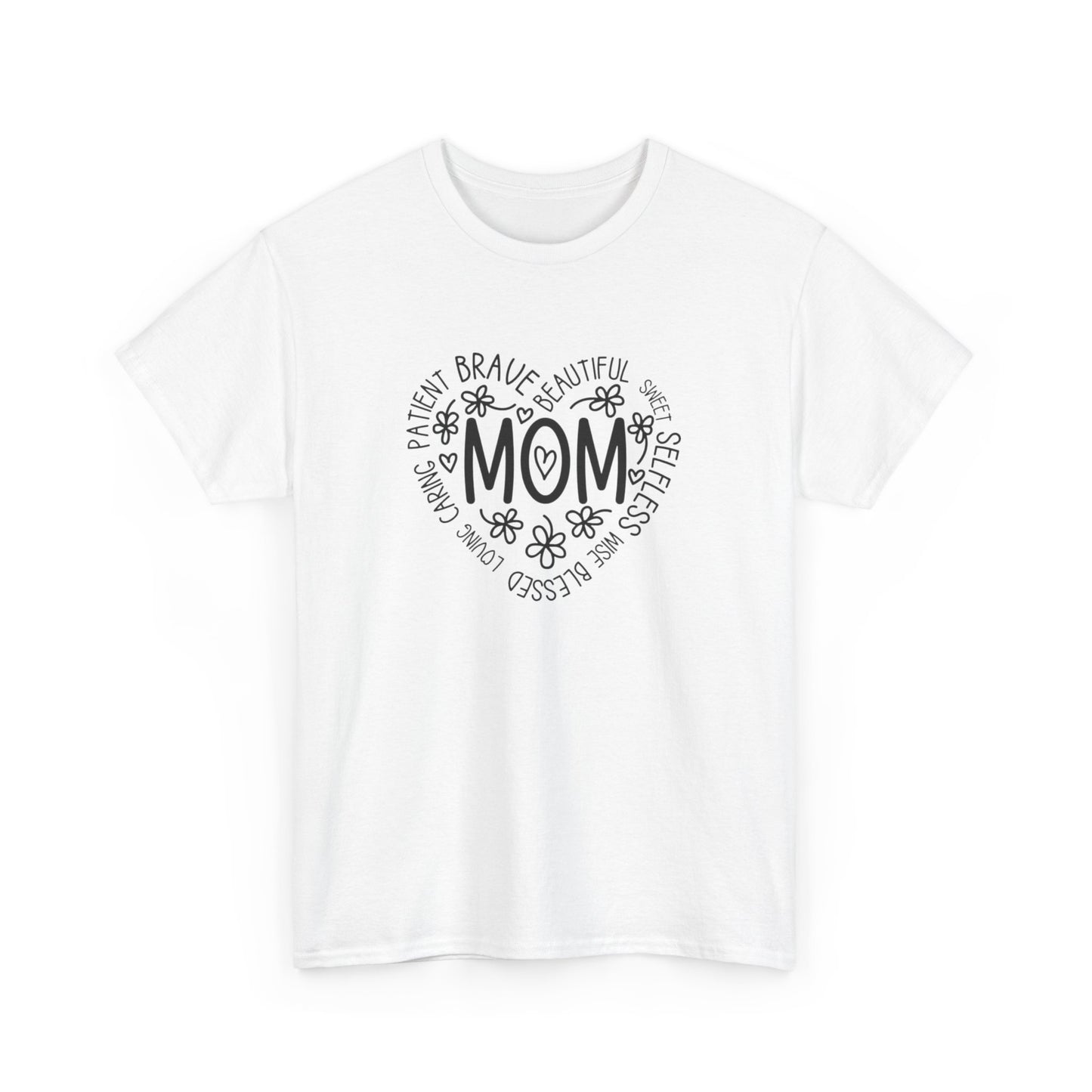 Heavy Cotton "Mom Heart" Tee