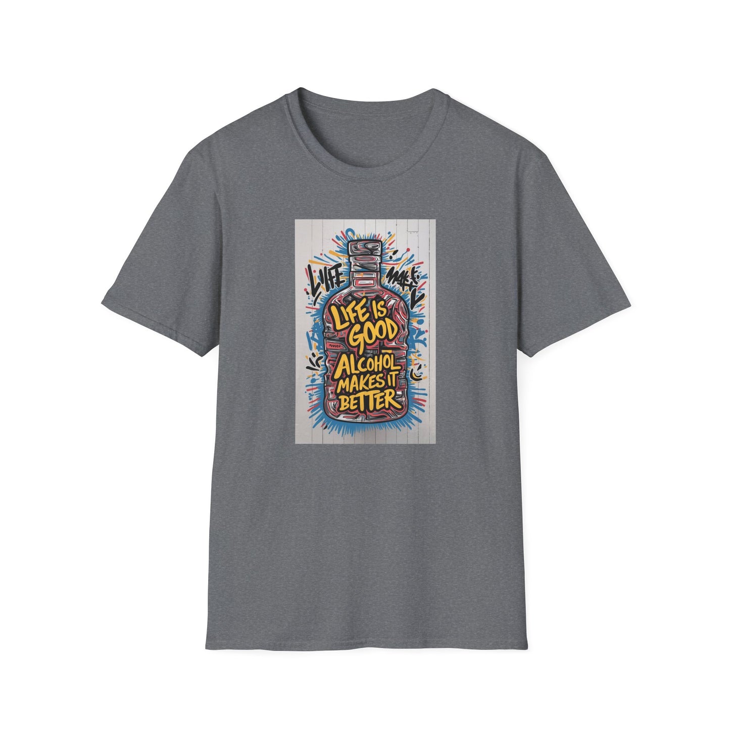 Unisex Softstyle LIFE IS GOOD T-Shirt