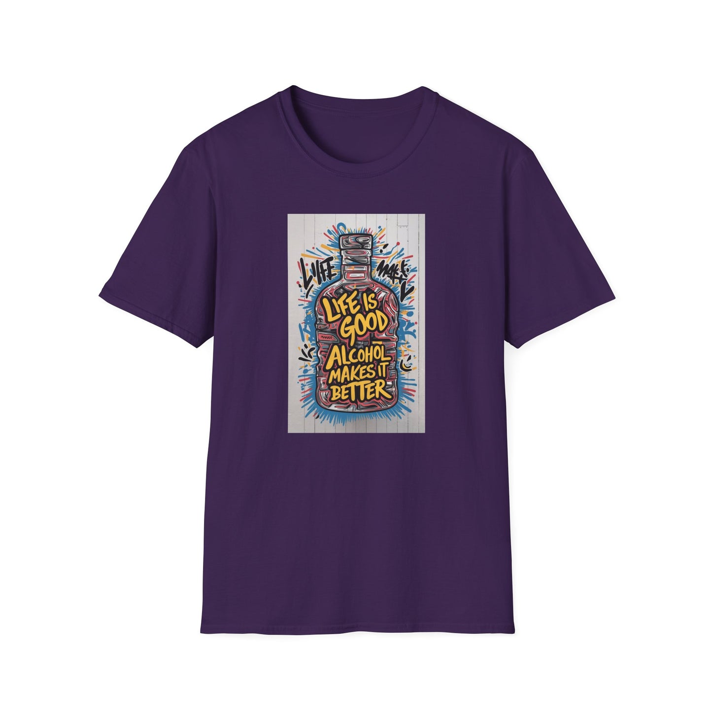 Unisex Softstyle LIFE IS GOOD T-Shirt