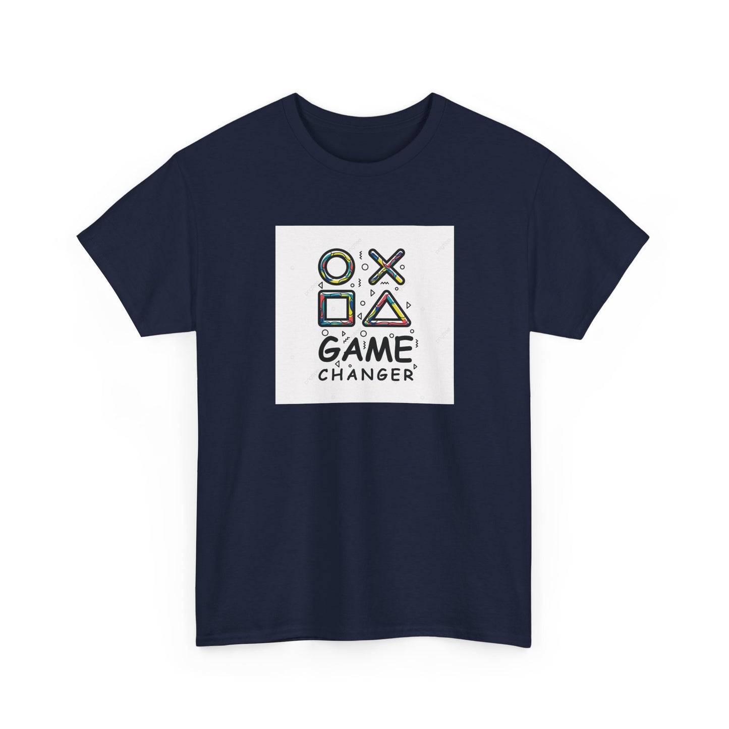 Game Changer Tee — Retro Console Symbols Graphic T‑Shirt