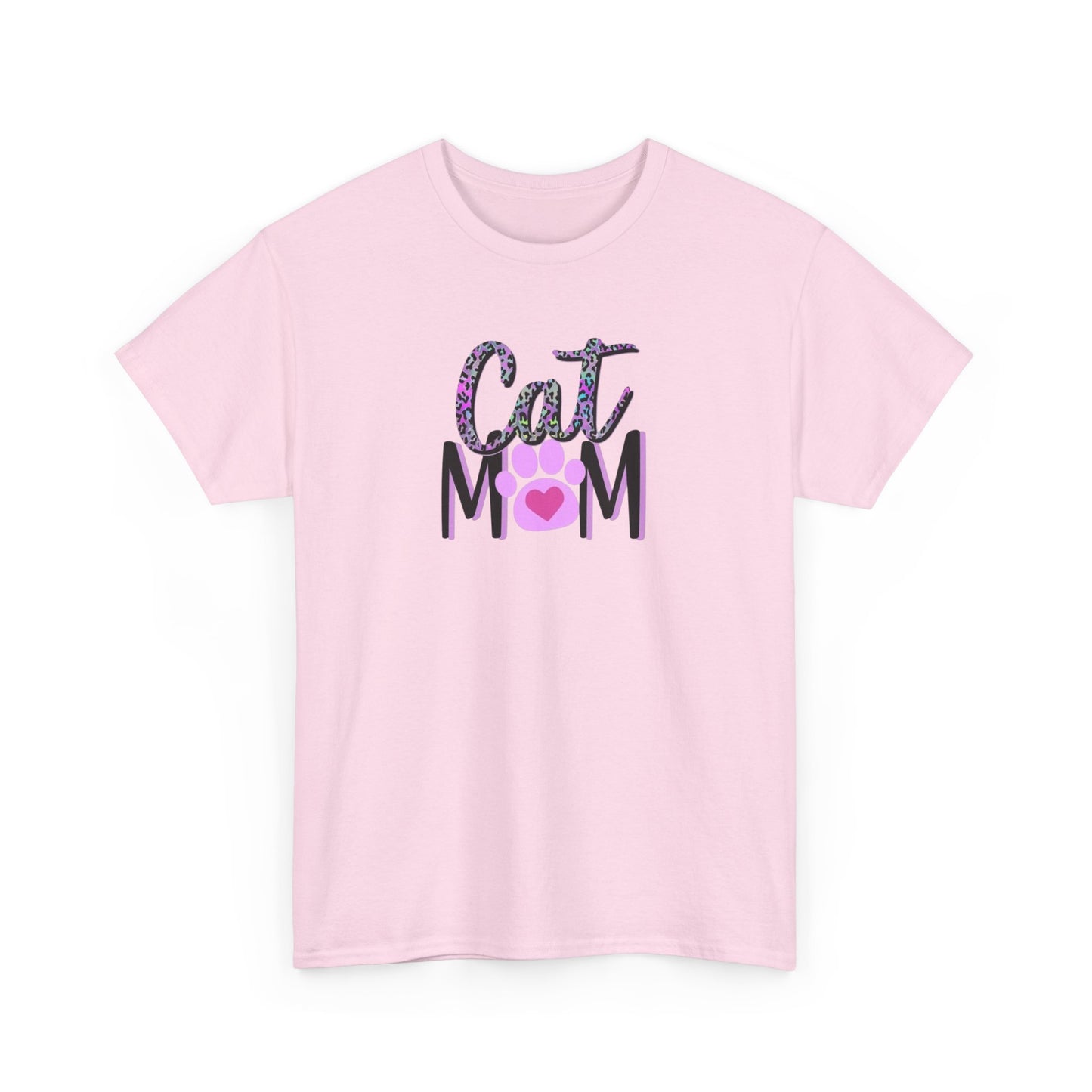 Heavy Cotton "Cat Mom" Tee
