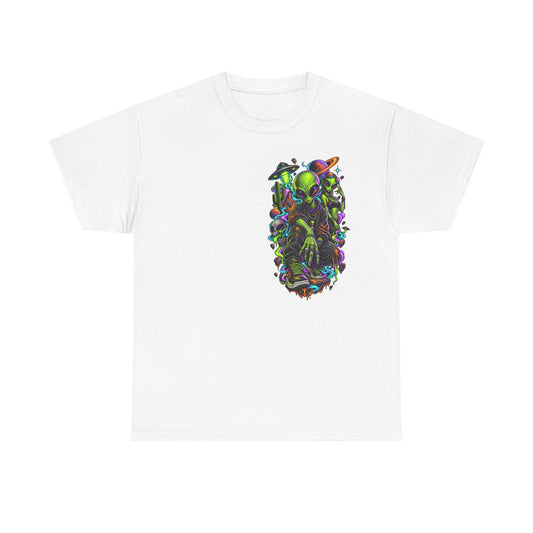 Alien Skull Graphic — Neon Space
