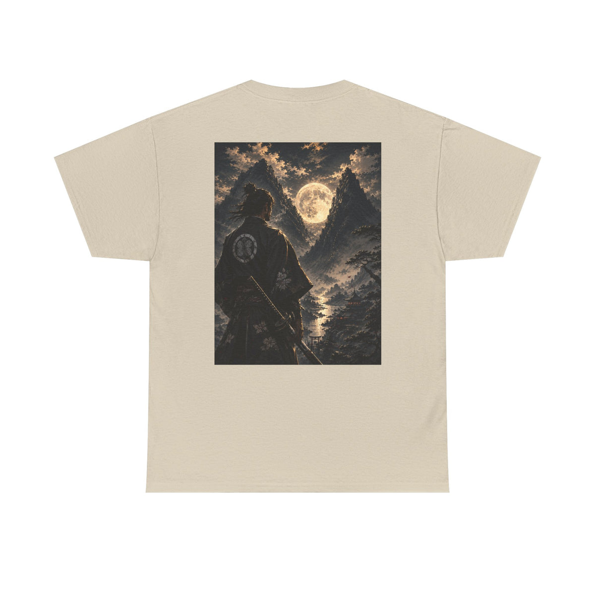 Samurai Moon Graphic —  Back Print