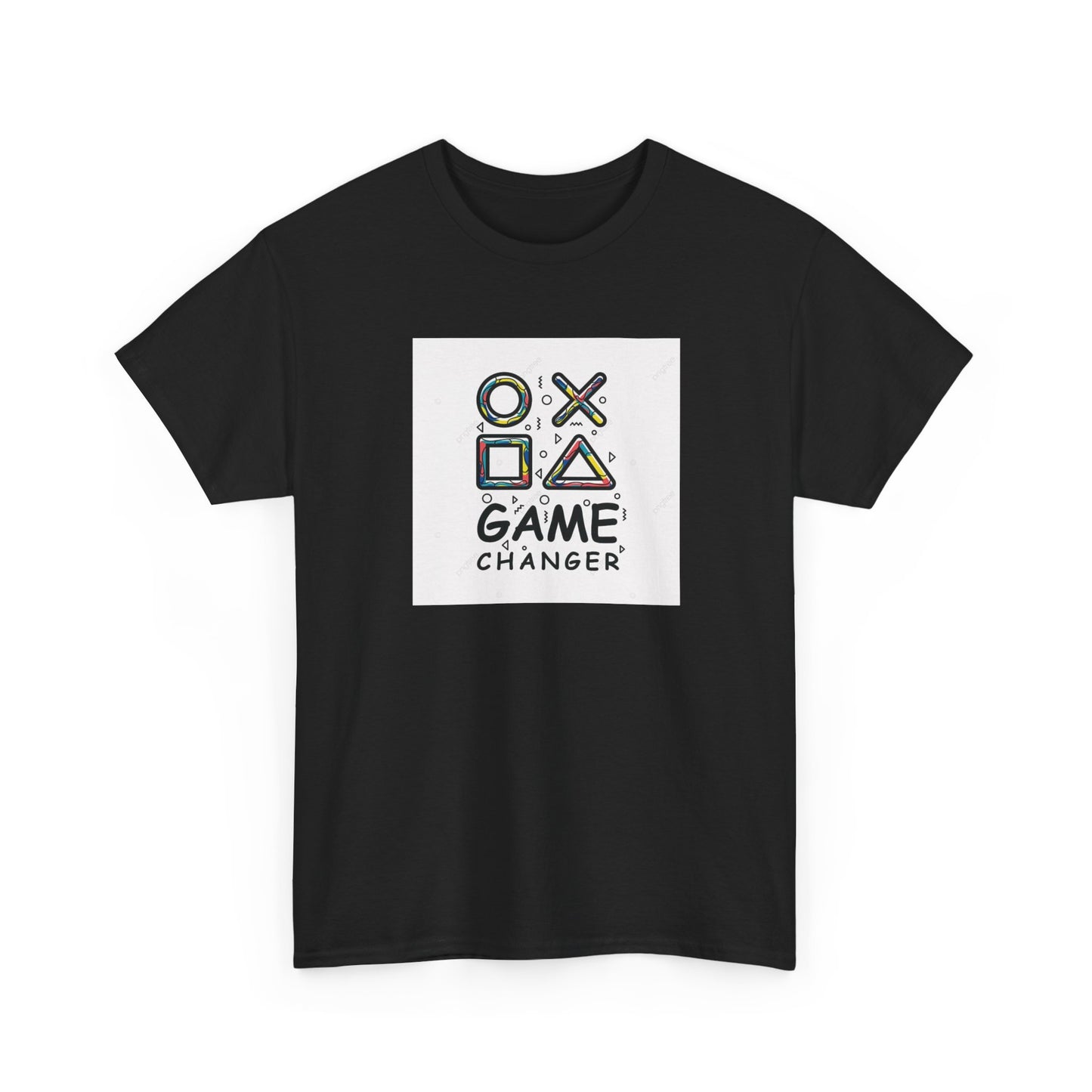 Game Changer Tee — Retro Console Symbols Graphic T‑Shirt