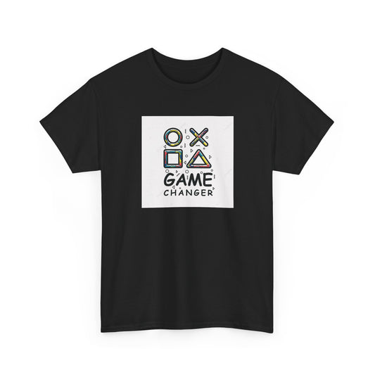 Game Changer Tee — Retro Console Symbols Graphic T‑Shirt