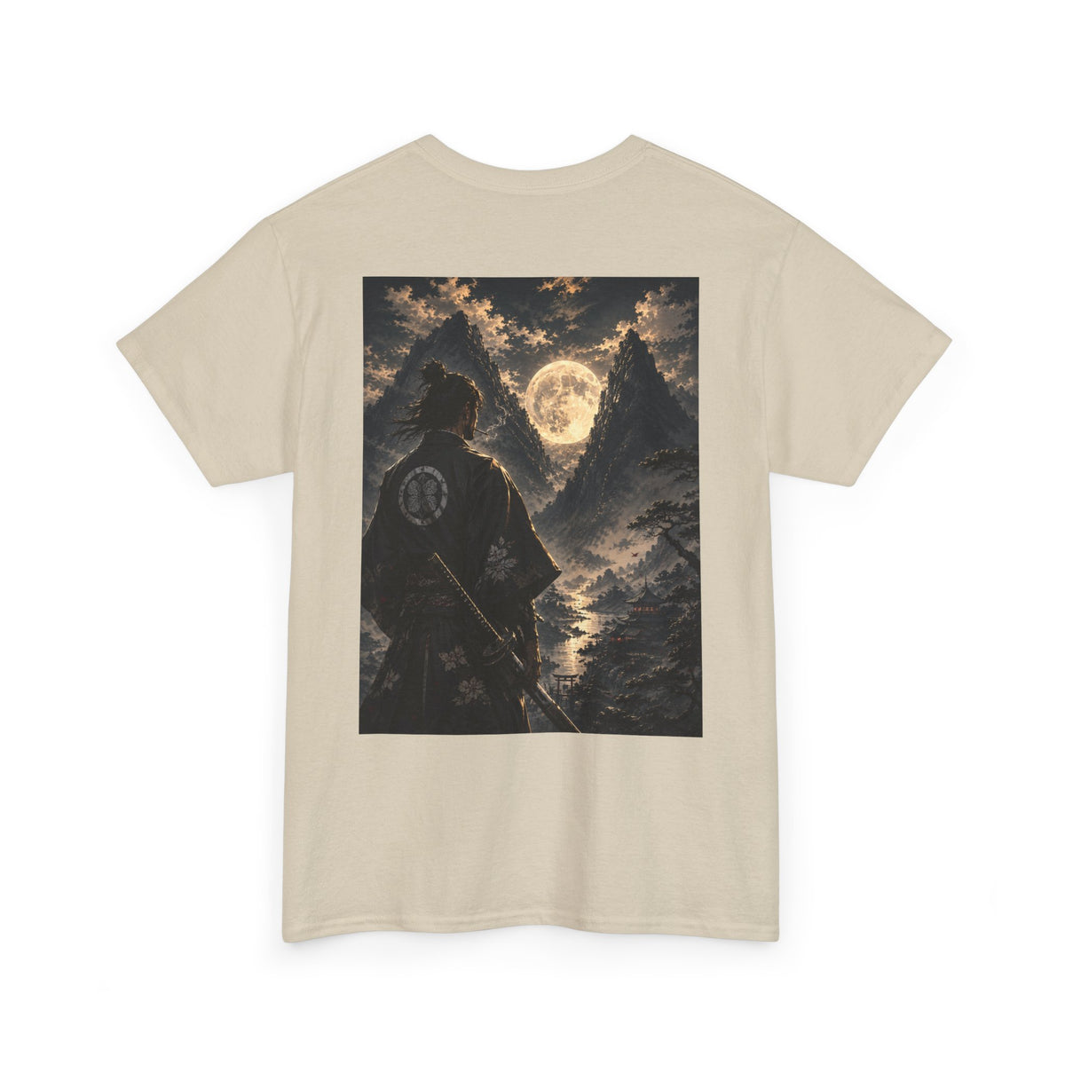 Samurai Moon Graphic —  Back Print