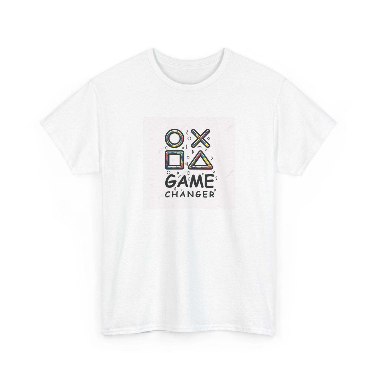 Game Changer Tee — Retro Console Symbols Graphic T‑Shirt