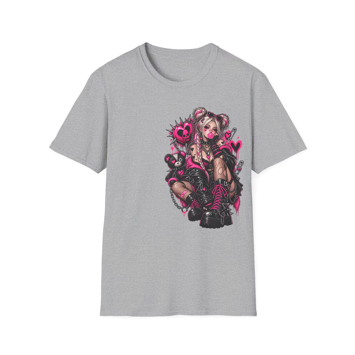 Gothic Punk Girl Graphic