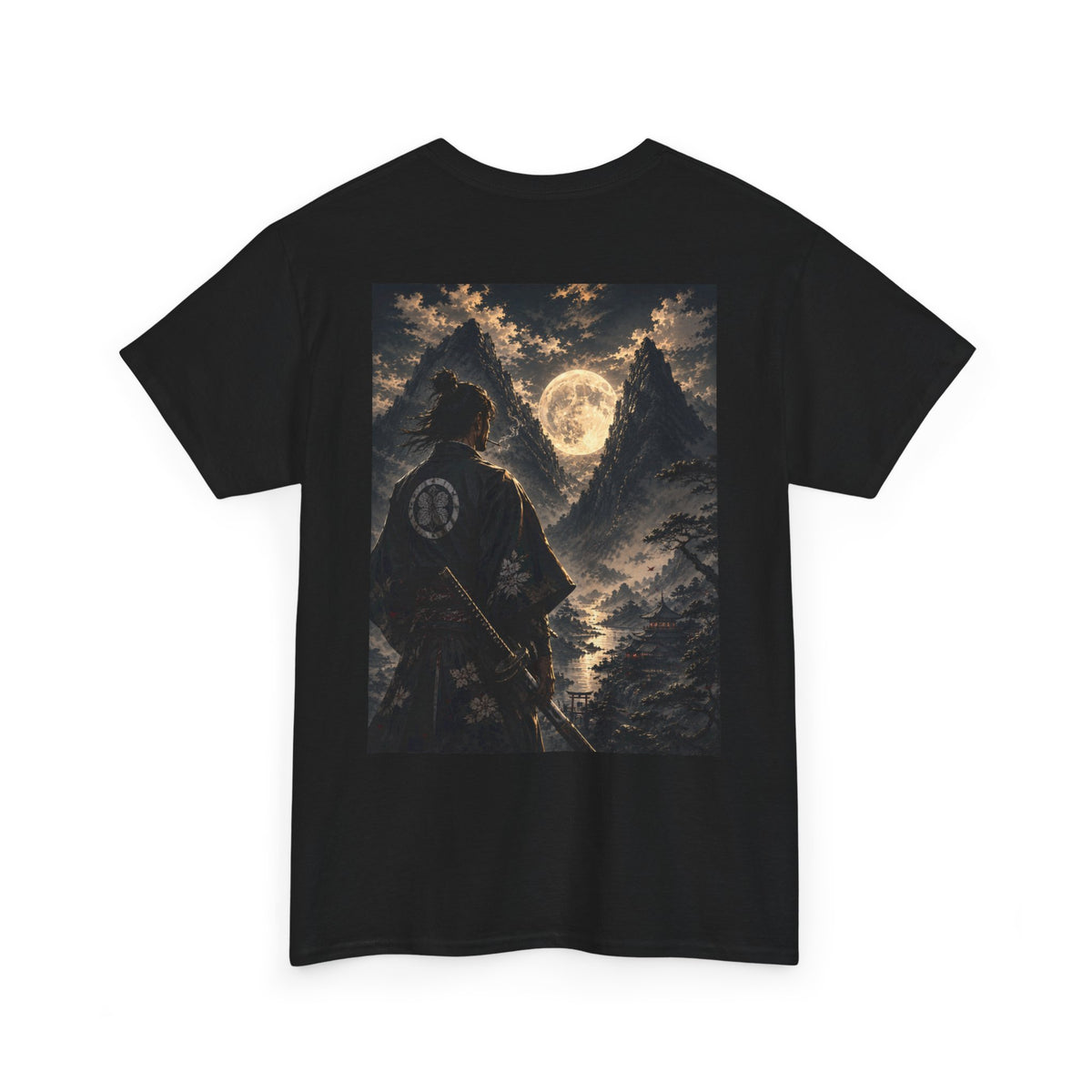 Samurai Moon Graphic —  Back Print